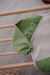 Cleo Uzun Kollu Beslenme & Aktivite Önlüğü 1-3 yaş - Yeşil